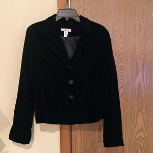 NWOT Black Velvet Blazer